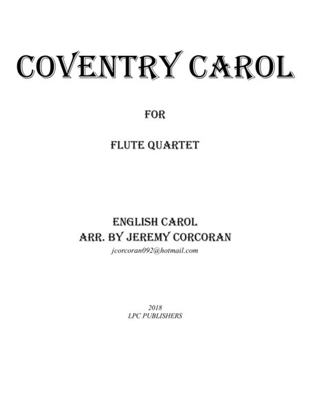 Coventry Carol For Flute Quartet