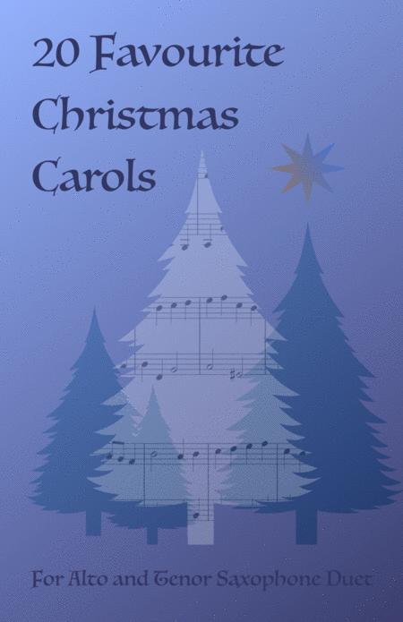 20 Favourite Christmas Carols For Alto And Tenor Saxophone Duet