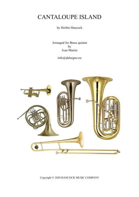 Cantaloupe Island By Herbie Hancock For Brass Quintet Opt Euphonium