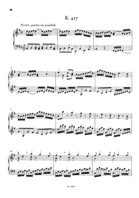 Scarlatti Sonata In G Major K427 L286 Original Version