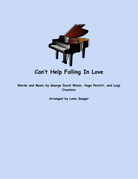 Cant Help Falling In Love Violin And Piano