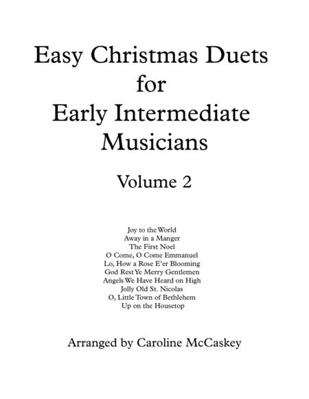 Easy Christmas Duets For Early Intermediate Violin And Cello Volume 2