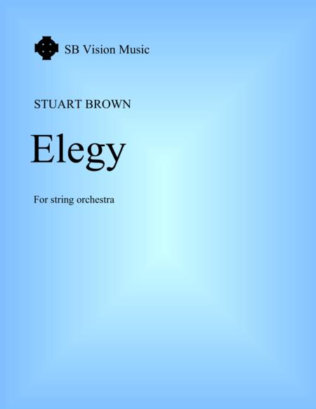 Elegy For String Orchestra Orchestra Pack 2 Cellos And Basses