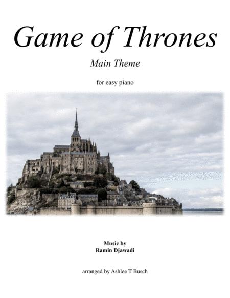 Game Of Thrones For Easy Piano
