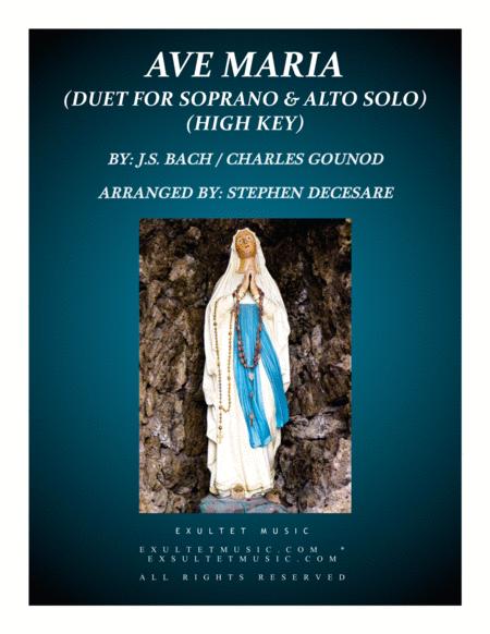 Ave Maria Duet For Soprano And Alto Solo High Key