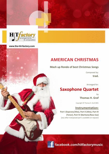 American Christmas Mash Up Rondo Of Best Christmas Songs Saxophone Quartet