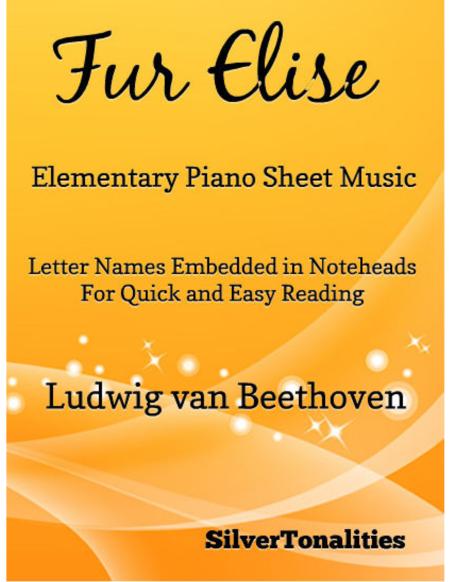 Fur Elise Elementary Piano Sheet Music