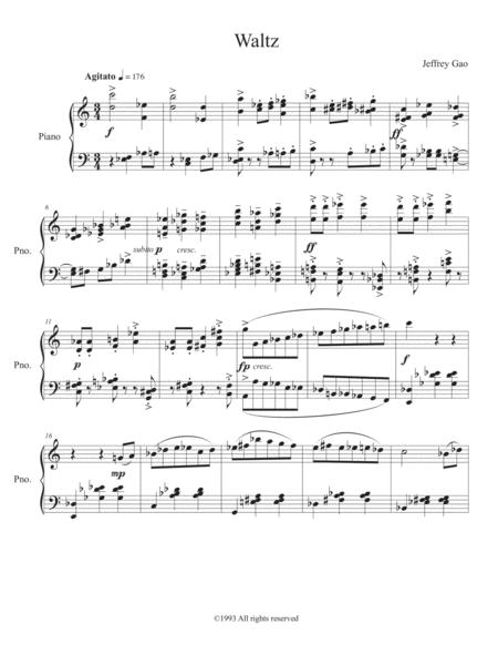 Waltz For Piano