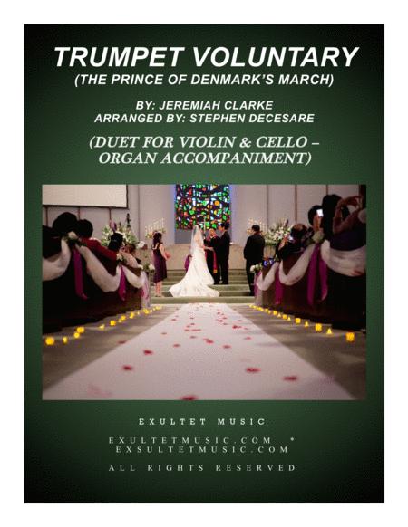 Trumpet Voluntary Duet For Violin And Cello Organ Accompaniment