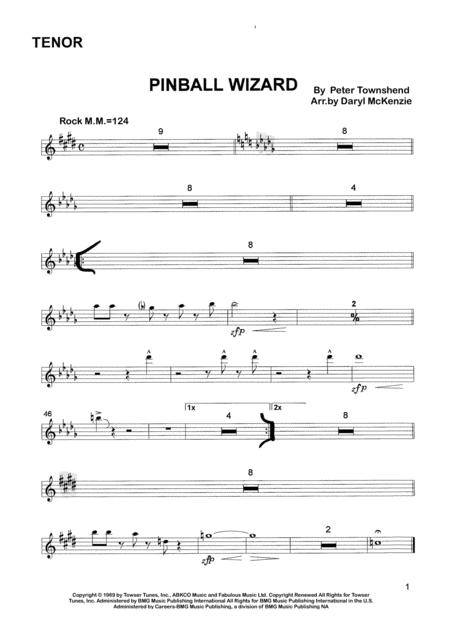 pinball wizard piano sheet music free