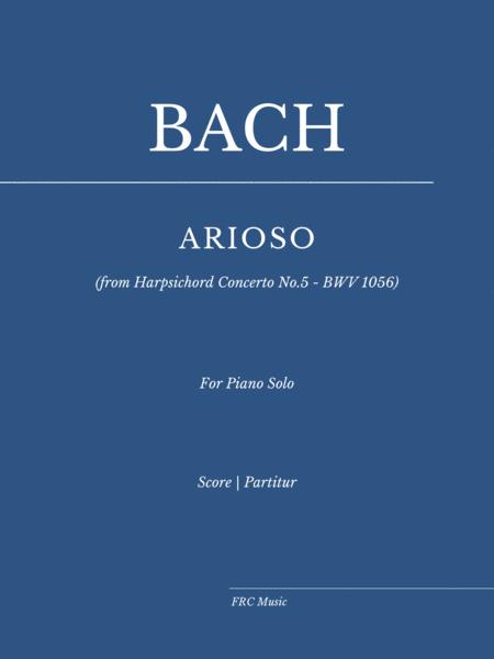 Arioso From Harpsichord Concerto No 5 Bwv 1056