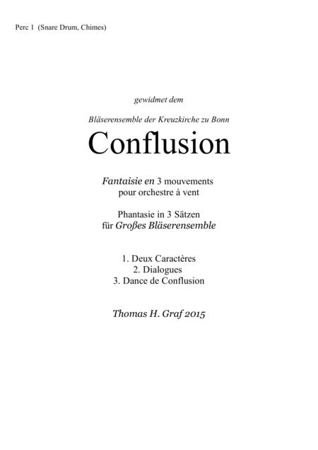 Conflusion Suite Wind Ensemble Percussion 1
