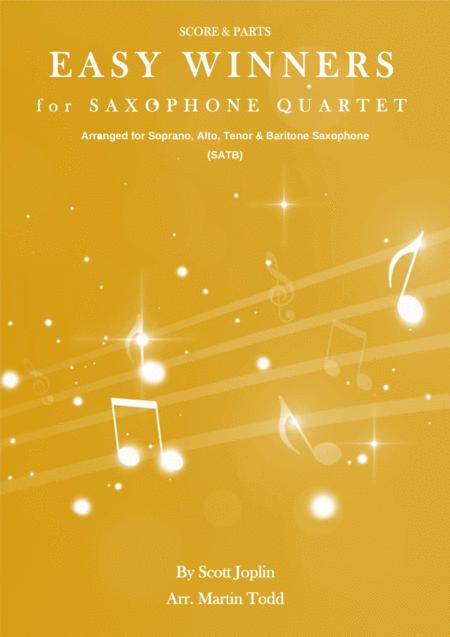 Easy Winners For Saxophone Quartet SATB