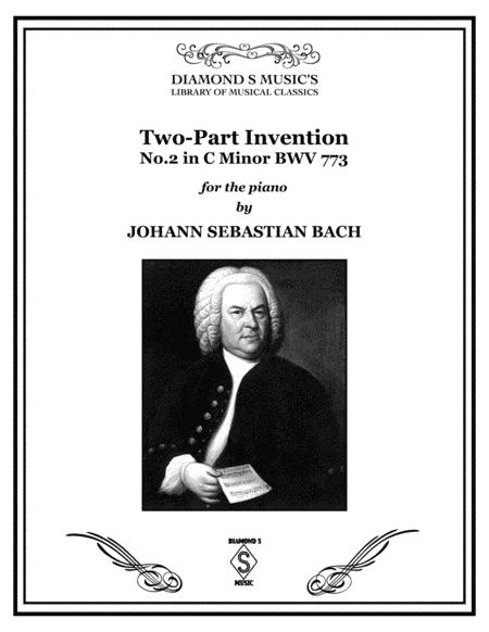 2 Part Invention No 2 In C Minor By Js Bach Bwv 773 For Solo Piano