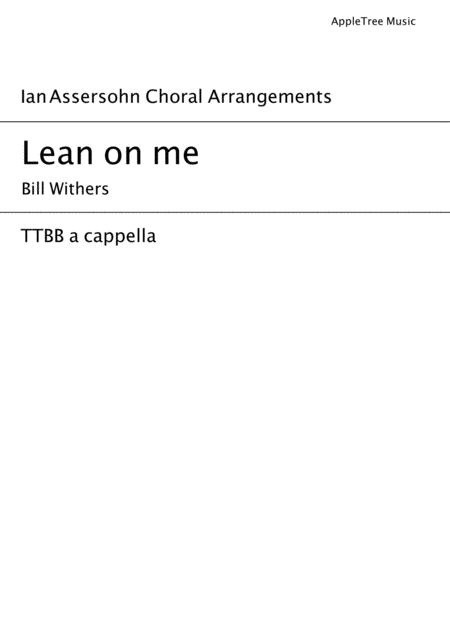 Lean On Me TTBB