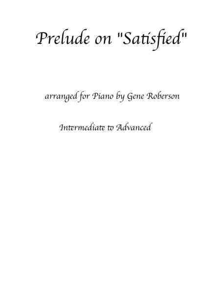 Prelude On Satisfied Piano Solo