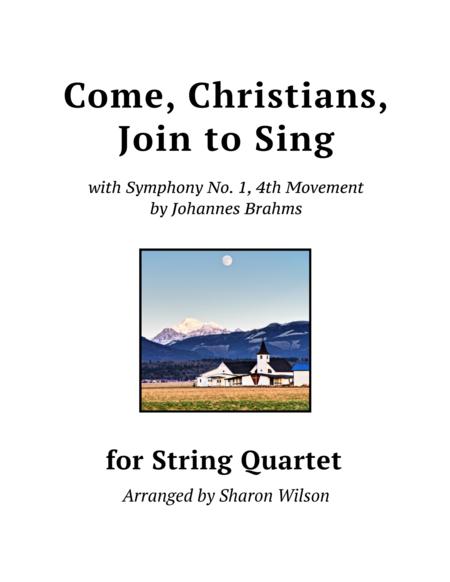 Come Christians Join To Sing For String Quartet