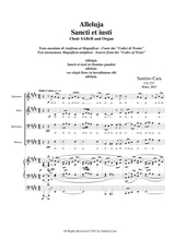 Alleluja Sancti Et Iusti Choir SABrb And Organ