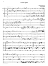 Handel Halvolsen PaSSAcaglia For String Quartet Ch108