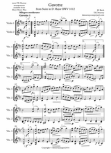 Murray Bach Solo Gavotte In D Major 2nd Violin Part Suzuki Bk 5