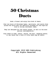 Fifty Christmas Duets Flute And Alto Flute