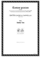 Tantam Graciam Hymn For SATB Choir A Cappella