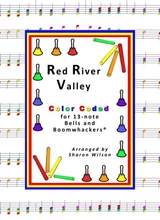 Red River Valley For 13 Note Bells And Boomwhackers With Color Coded Notes