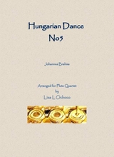 Hungarian Dance No5 For Flute Quartet