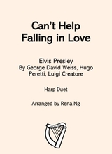 Cant Help Falling In Love Harp Duet Early Intermediate