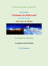 Christmas In Hollywood Piano Background For Alto Sax And Piano