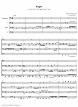 Fugue 14 From Well Tempered Clavier Book 1 Euphonium Tuba Quartet