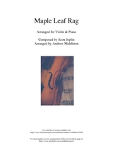 Maple Leaf Rag Arranged For Violin And Piano