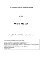 Wake Me Up Avicii Choir And Pno Edition