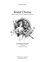Bridal Chorus Here Comes The Bride For Trumpet In Bb And Easy Piano Ab Major