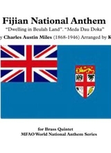 Fijian National Anthem Dwelling In Beulah Land Meda Dau Doka For Brass Quintet