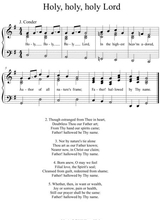 Holy Holy Holy Lord A New Tune To A Wonderful Old Hymn