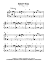 Side By Side Piano Solo With Chords