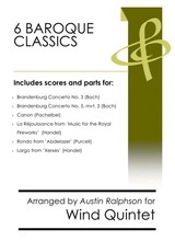 6 Baroque Classics Wind Quintet Bundle Book Pack