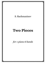 S Rachmaninov 2 Pieces In A Major 1 Piano 6 Hands Score And Parts