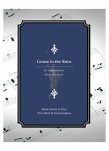 Listen To The Rain An Original Hymn For SATB Voices