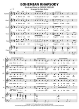 Bohemian Rhapsody SATB Piano Score