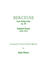 Berceuse Faure Arr For Classical Guitar Quartet