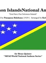 Solomon Islands National Anthem God Save Our Solomon Islands For Brass Quintet