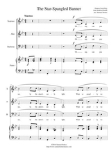 The Star Spangled Banner SAB Choir With Piano Accompaniment