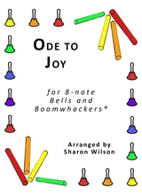 Ode To Joy For 8 Note Bells And Boomwhackers With Black And White Notes