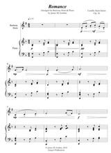Saint Saens Romance For Baritone Horn Piano