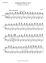 Brahms Hungarian Dance No 5 Piano Duet Intermediate