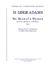 Adams The Heart Of A Woman From Nightsongs Duet Arrangement