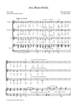 Grieg Ave Maris Stella SSA Choir And Piano