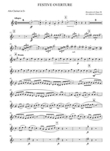 Festive Overture Shostakovich For Clarinet Ensemble